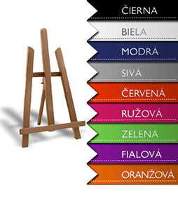 Cavalletto da Tavolo a colori 011M | scegli il colore