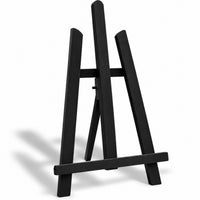 Cavalletto da tavolo ARTMIE 011M in faggio, 36 cm – Nero
