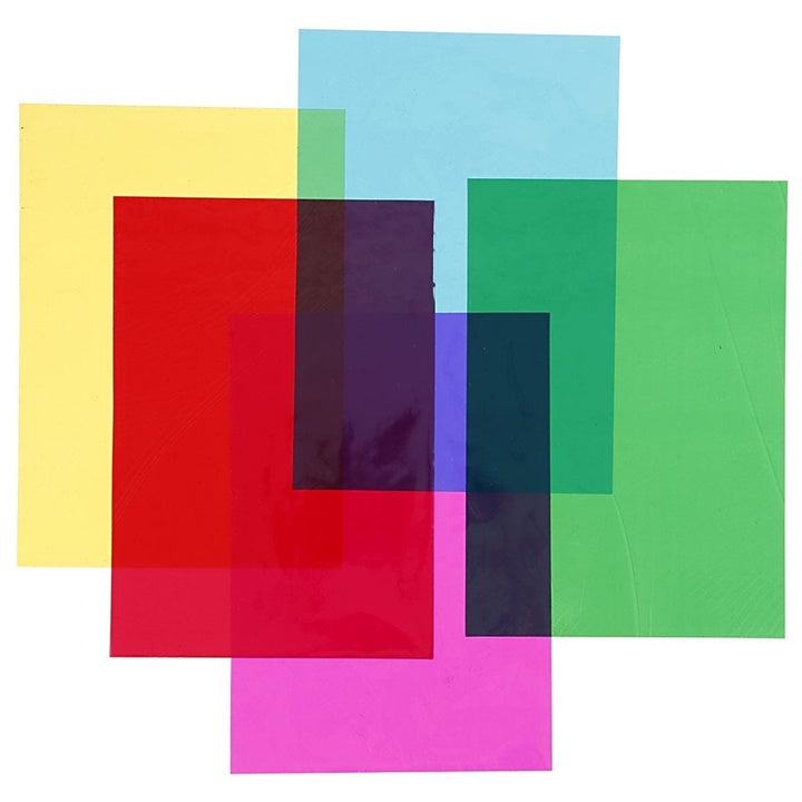 Cellophane colorato A4 - set da 100 pezzi