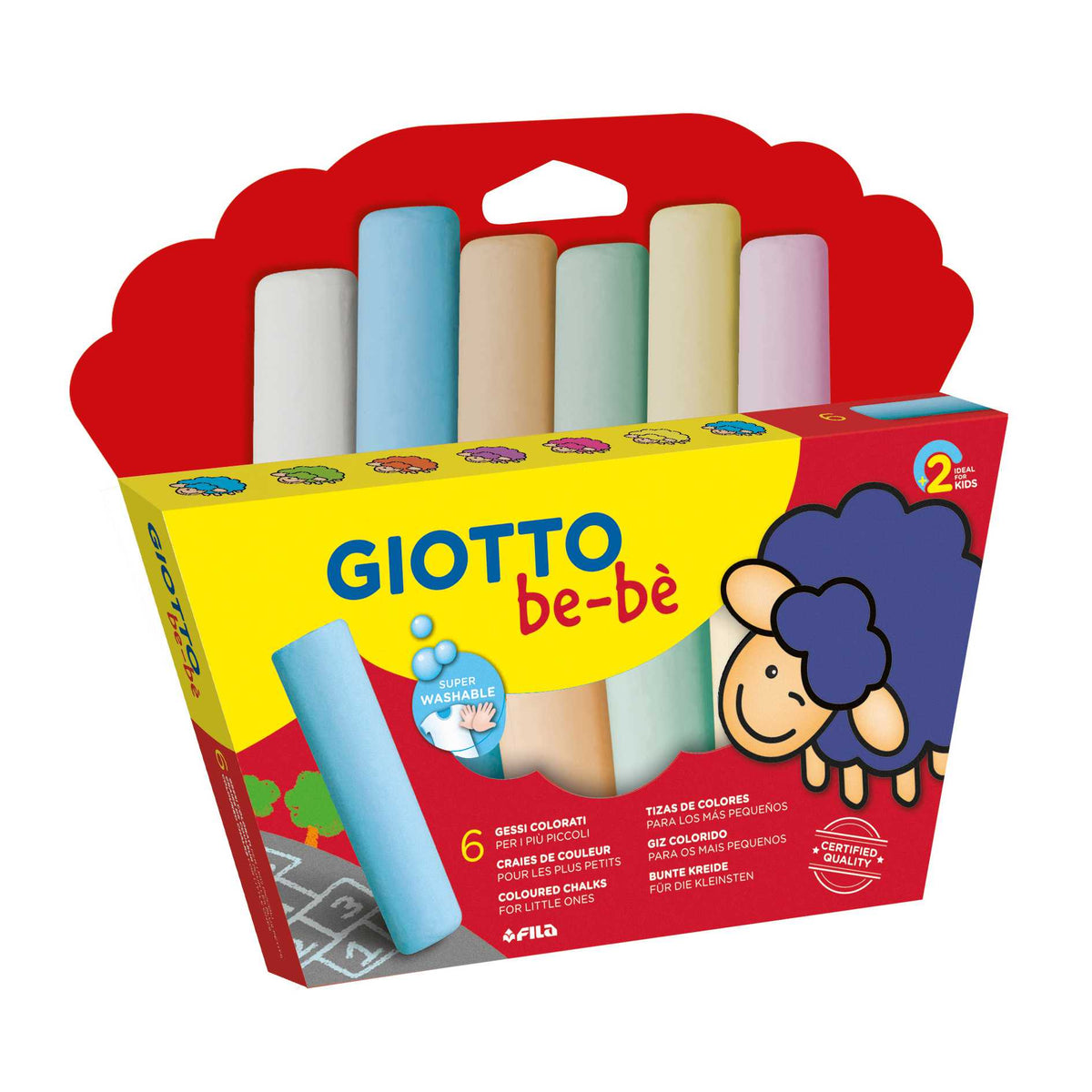 Gessetti da marciapiede GIOTTO Be-Be 6 pz