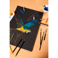 Clairefontaine Paint'On Mix Media blocco 250 g 20 fg incollato Black