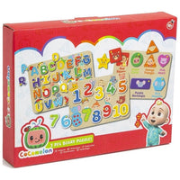 Cocomelon set 3x puzzle a incastro in legno