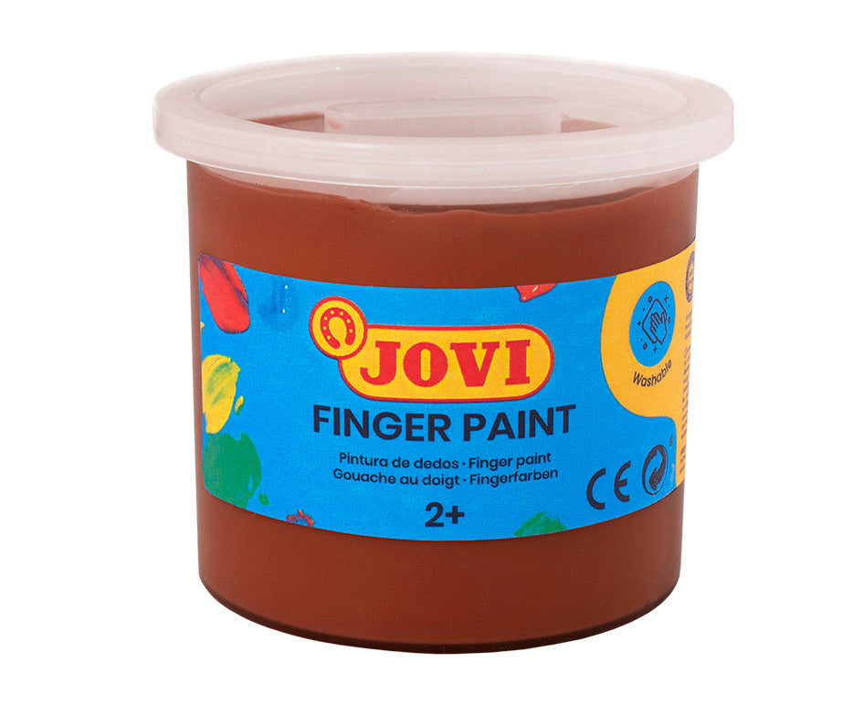 Colore a dita JOVI 125 ml | colori diversi – marrone