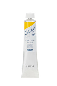 Colore a olio Schmincke College Oil 200 ml – 240 Giallo indiano