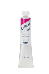 Colore a olio Schmincke College Oil 200 ml – 350 College magenta