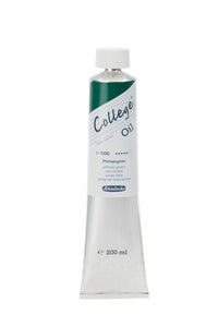 Colore a olio Schmincke College Oil 200 ml – 500 Verde ftalo