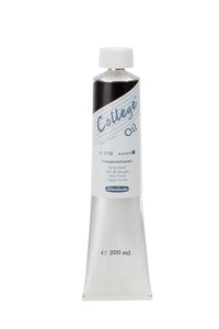 Colore a olio Schmincke College Oil 200 ml – 710 Nero fumo