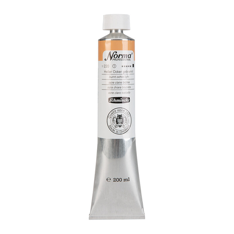 Colore a olio Schmincke Norma Professional 200 ml – 220 Ocra bruciata chiara