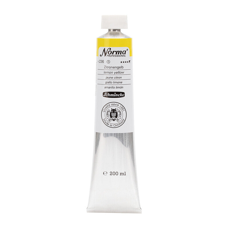 Colore a olio Schmincke Norma Professional 200 ml – 236 Giallo limone