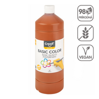 Colore a tempera Creall, 1 000 ml – marrone chiaro