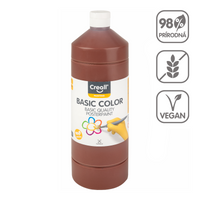 Colore a tempera Creall, 1 000 ml – marrone scuro