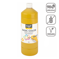 Colore a tempera Creall, 1 000 ml – ocra