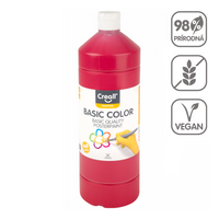 Colore a tempera Creall, 1 000 ml – rosso scuro