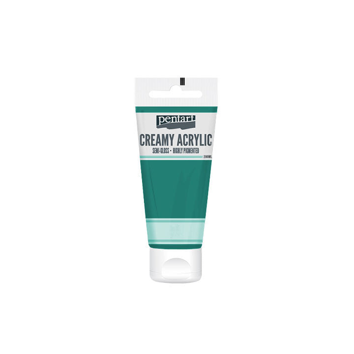 Colore acrilico crema semilucida Pentart 200 ml | scegli una tonalità