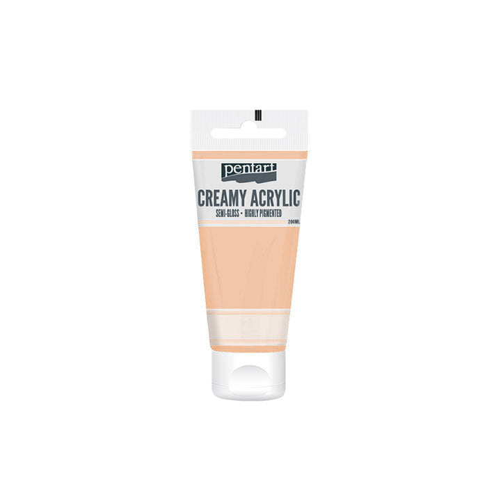 Colore acrilico crema semilucida Pentart 200 ml | scegli una tonalità