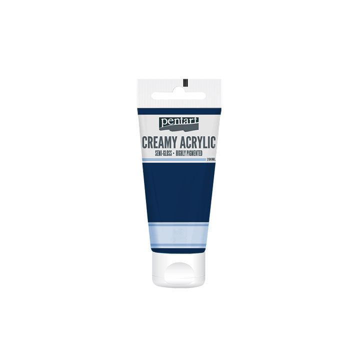 Colore acrilico crema semilucida Pentart 200 ml | scegli una tonalità
