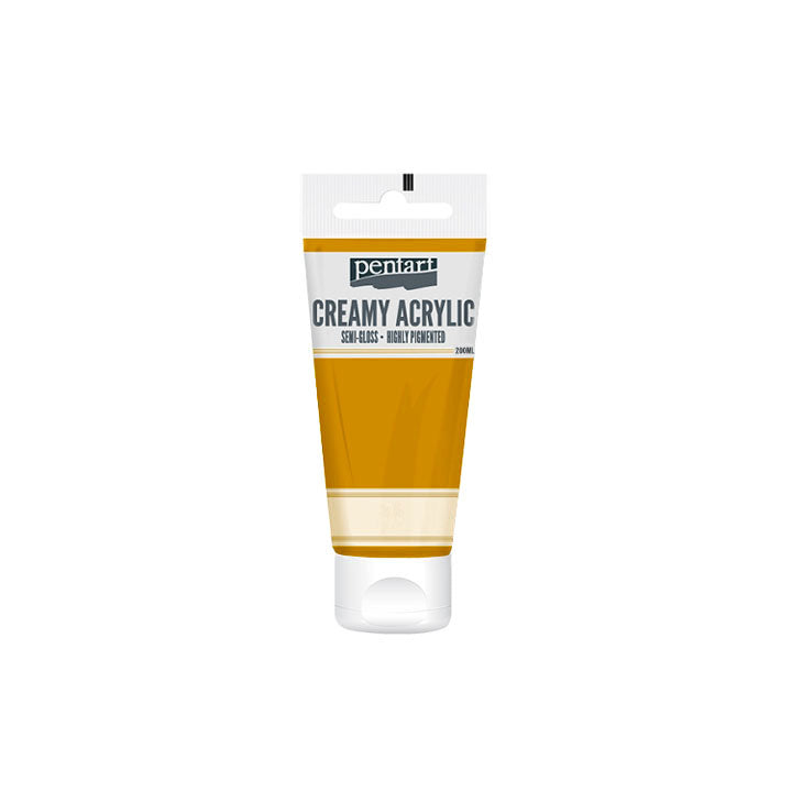 Colore acrilico crema semilucida Pentart 200 ml | scegli una tonalità