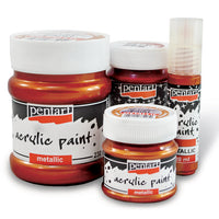 Colore acrilico effetto metallico - 100 ml | colori diversi