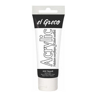 Colore acrilico El Greco 75 ml | sceglie tonalità - Bianco di titanio