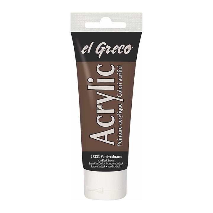 Colore acrilico El Greco 75 ml | sceglie tonalità