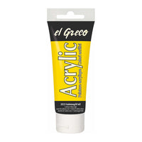 Colore acrilico El Greco 75 ml | sceglie tonalità