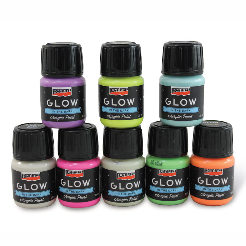 Colore acrilico fosforo 30 ml | colori diversi