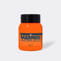 Colore acrilico MAIMERI Acrilico 500 ml – Arancio Brillante