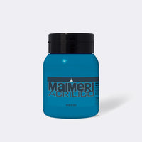 Colore acrilico MAIMERI Acrilico 500 ml – Blu Primario Ciano