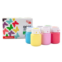 Set colori acrilici pastello ROSA TALENT, finitura opaca