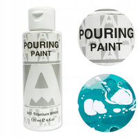 Colore acrilico per pouring Phoenix Aureuo 120 ml – bianco di titanio