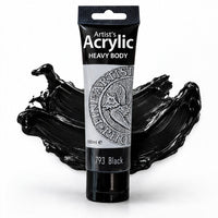 Colore acrilico Phoenix Heavy Body 100 ml | colori diversi – nero / 793