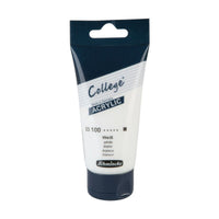 Colore acrilico Schmincke College Acrylic 75 ml – 100 Bianco