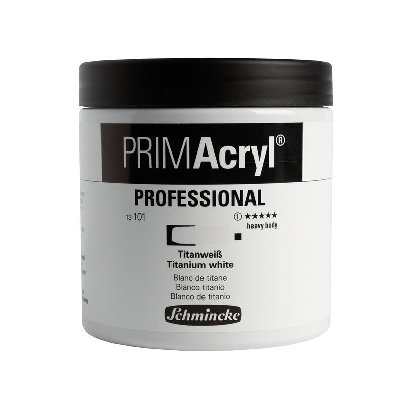Colore acrilico Schmincke PRIMAcryl Professional 474 ml – Titanium white