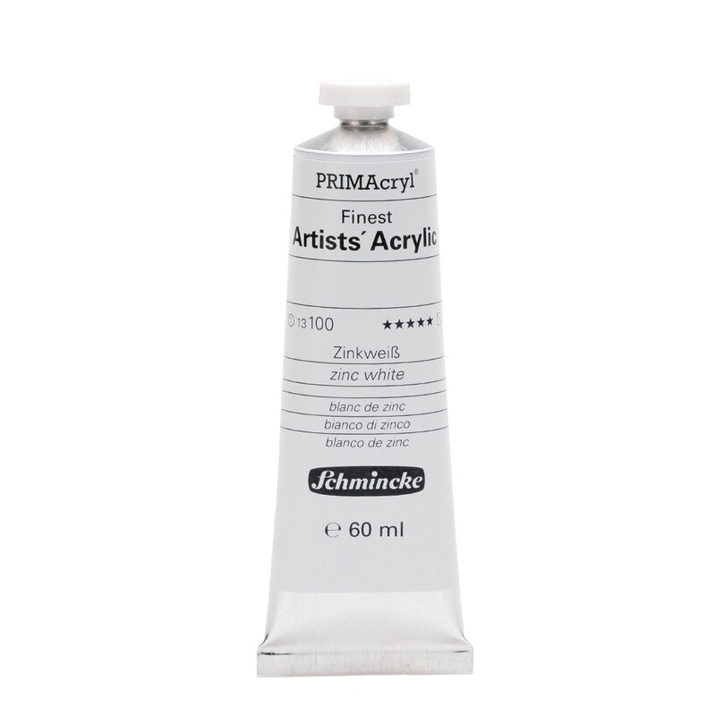 Colore acrilico Schmincke PRIMAcryl Professional 60 ml – 100 Bianco di zinco