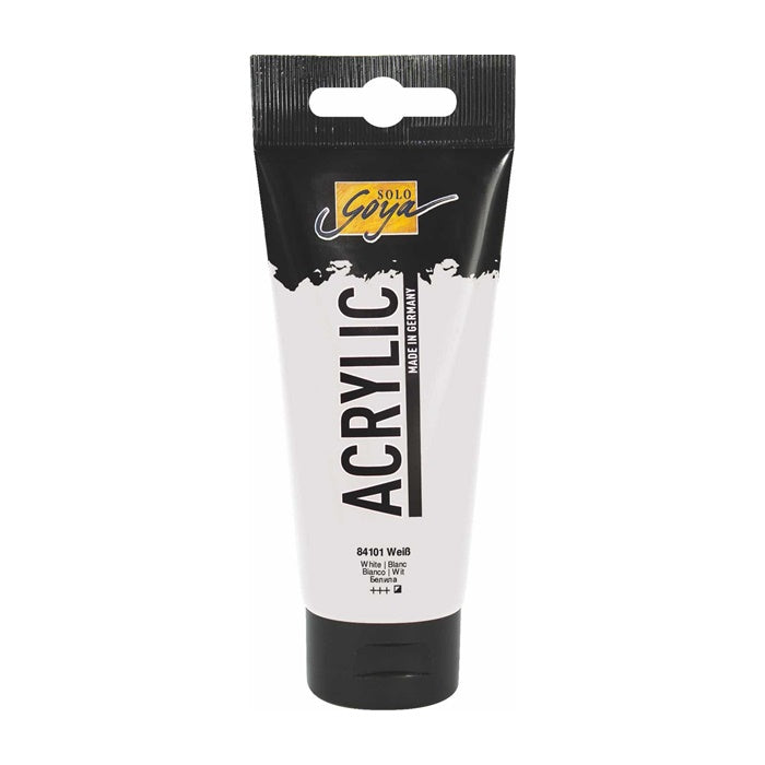 Colore acrilico Solo Goya Acrylic 100 ml | scegli tonalità - 01 Bianco