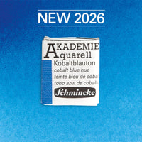 Colore ad acquerello Schmincke AKADEMIE mezzo godet - Golden pink – 405 Tonalità blu cobalto