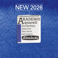 Colore ad acquerello Schmincke AKADEMIE mezzo godet - Golden pink – 444 Blu scuro
