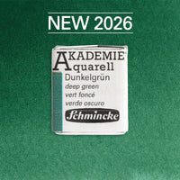Colore ad acquerello Schmincke AKADEMIE mezzo godet - Golden pink – 556 Verde scuro