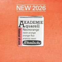 Colore ad acquerello Schmincke AKADEMIE mezzo godet - Golden pink – 951 Arancio neon