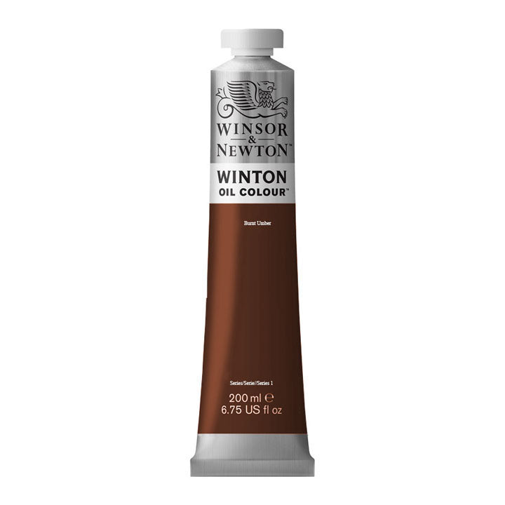 Colore ad olio Winsor & Newton Winton 200 ml – Burnt Sienna