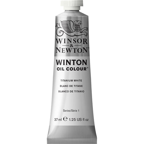 Colore ad olio Winsor & Newton Winton 37 ml - Titanium white