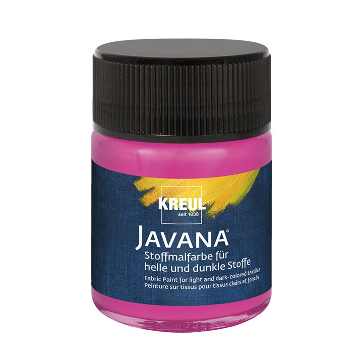 Colore per tessuti chiari e scuri JAVANA 50 ml | colori diversi