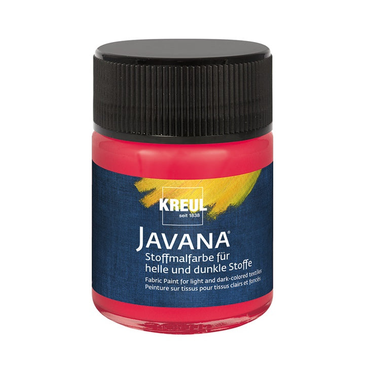 Colore per tessuti chiari e scuri JAVANA 50 ml | colori diversi