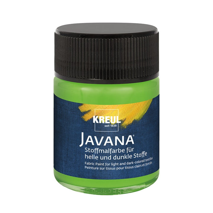 Colore per tessuti chiari e scuri JAVANA 50 ml | colori diversi