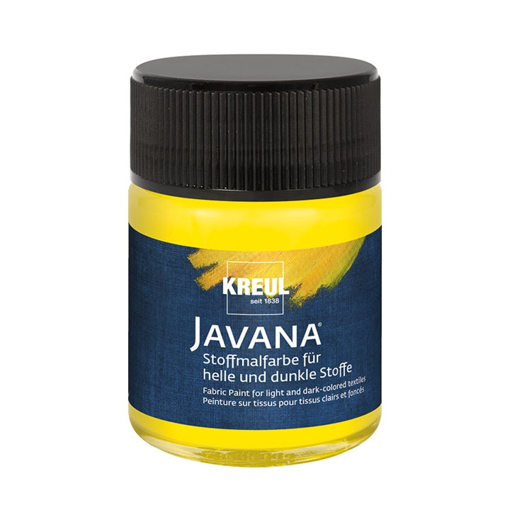 Colore per tessuti chiari e scuri JAVANA 50 ml | colori diversi