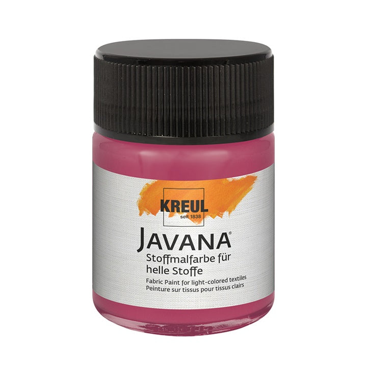 Colore per tessuti chiari JAVANA 50 ml | colori diversi