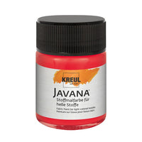 Colore per tessuti chiari JAVANA 50 ml | colori diversi