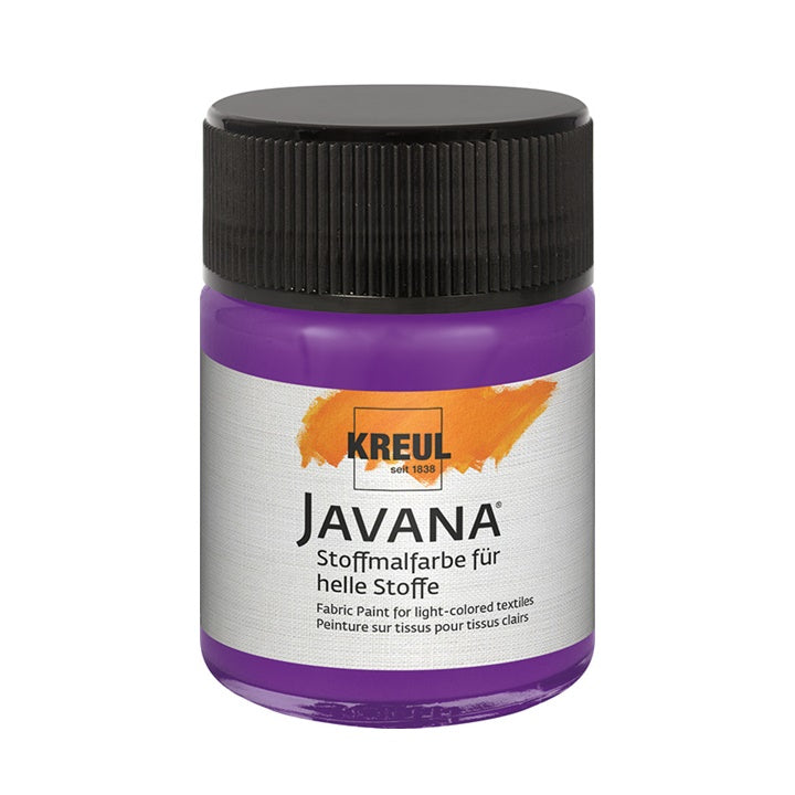 Colore per tessuti chiari JAVANA 50 ml | colori diversi