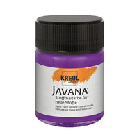 Colore per tessuti chiari JAVANA 50 ml | colori diversi