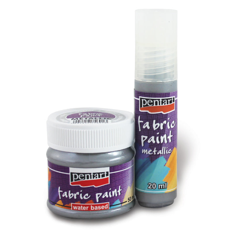 Colore per tessuti - effetto metallico - 50 ml | colori diversi